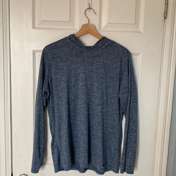 Nike Dri-fit hooded lightweight sweater - blue - size XL - Picture 1 of 5